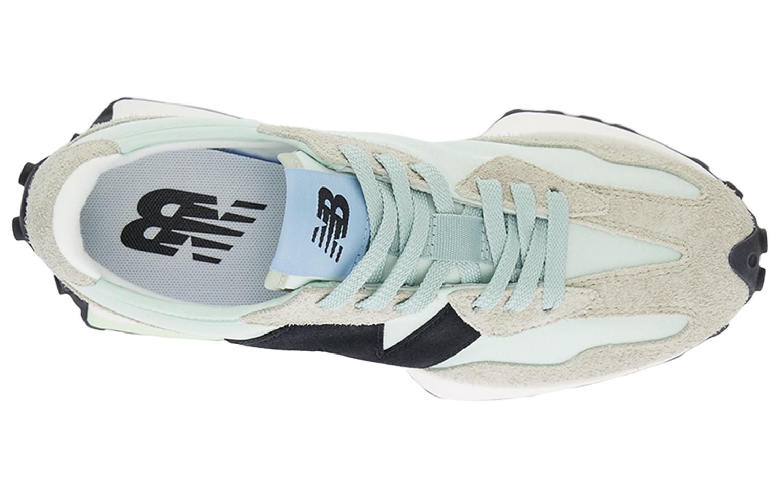 (WMNS) New Balance 327 Panelled Sneakers 'Beige White Black' WS327WD sold by KicksCrew product image thumbnail 4