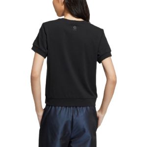 (WMNS) adidas neo 3-Stripes Bucket T-Shirt 'Black' IB7675 sold by KicksCrew