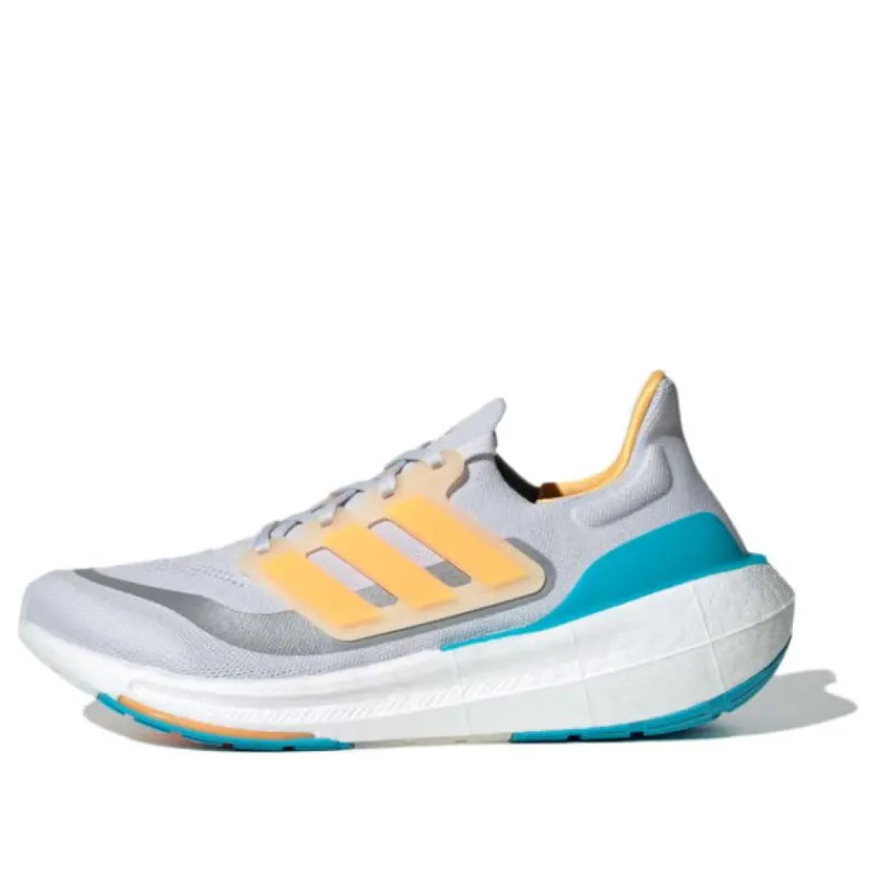 adidas UltraBoost Light 'Grey Flash Orange Cyan' IE1758 sold by KicksCrew