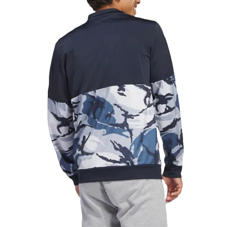 adidas Essentials Camo Tricot Track Jacket 'Legend Ink' IT0559 sold by KicksCrew product image thumbnail 3