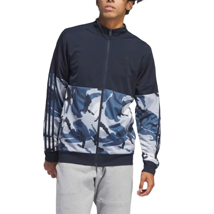 adidas Essentials Camo Tricot Track Jacket 'Legend Ink' IT0559 sold by KicksCrew product image thumbnail 2