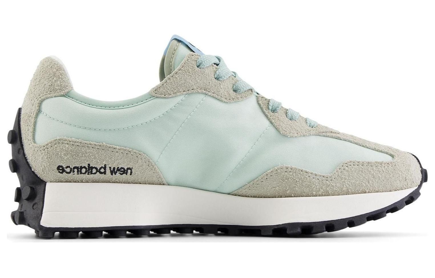 (WMNS) New Balance 327 Panelled Sneakers 'Beige White Black' WS327WD sold by KicksCrew product image thumbnail 2