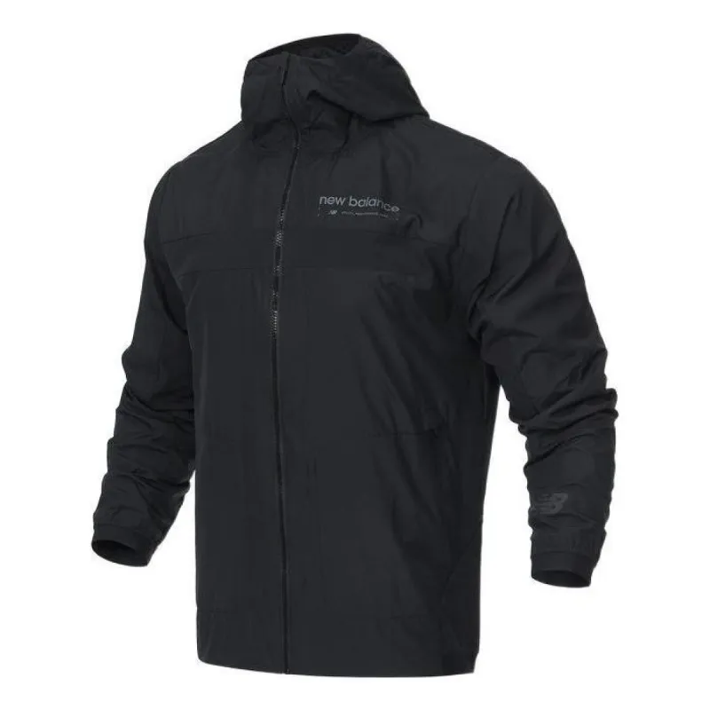 New Balance R.w. Tech Color Block Hooded Jacket 'Black' AMJ21044-BK sold by KicksCrew