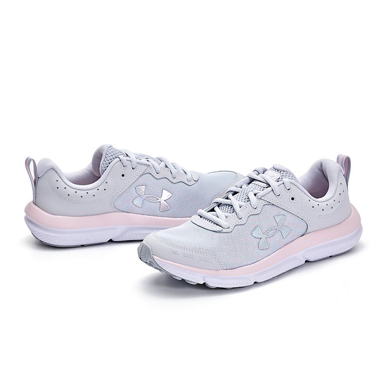 (GS) Under Armour Assert 10 AC 'Halo Grey Pink Sugar' 3026189-102 sold by KicksCrew product image thumbnail 9