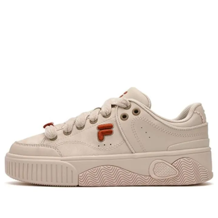 (WMNS) FILA FUSION Stack Skate Shoes 'Beige Pink' T12W342208FPP sold by KicksCrew