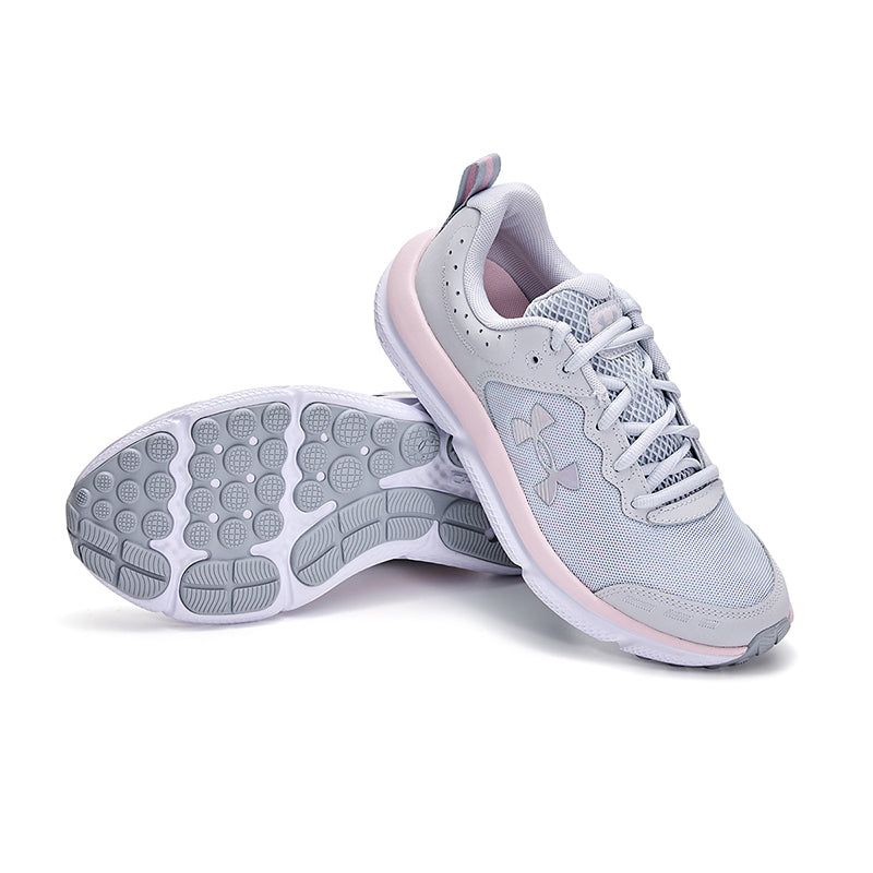 (GS) Under Armour Assert 10 AC 'Halo Grey Pink Sugar' 3026189-102 sold by KicksCrew product image thumbnail 4