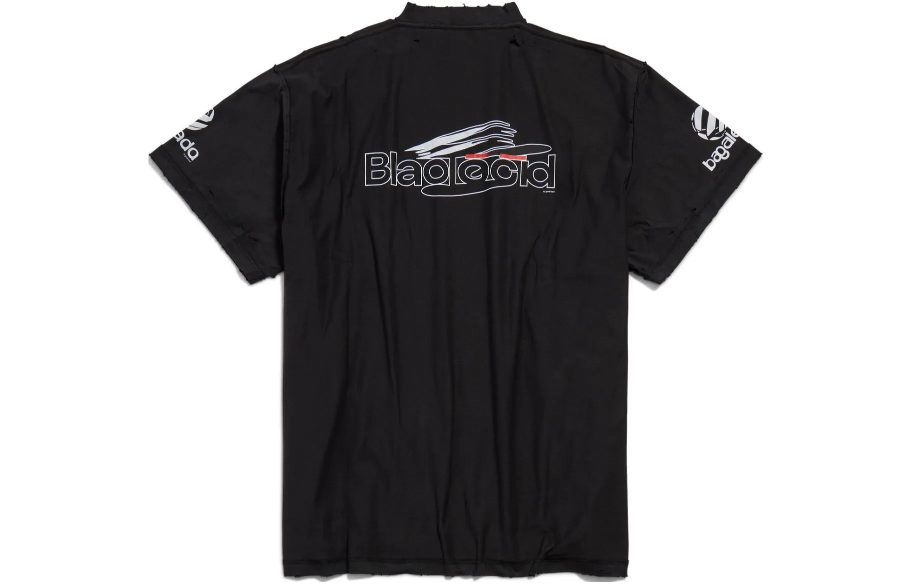 Balenciaga Ai Generated Inside-out T-shirt 'Black' 787358TQVG11569 sold by KicksCrew product image thumbnail 2