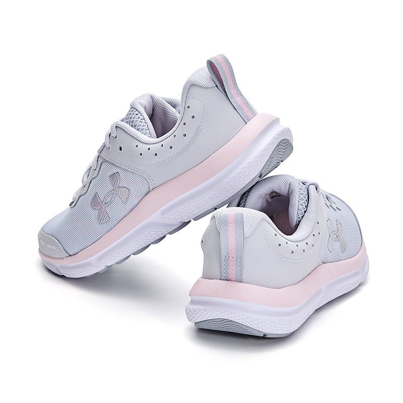 (GS) Under Armour Assert 10 AC 'Halo Grey Pink Sugar' 3026189-102 sold by KicksCrew product image thumbnail 7