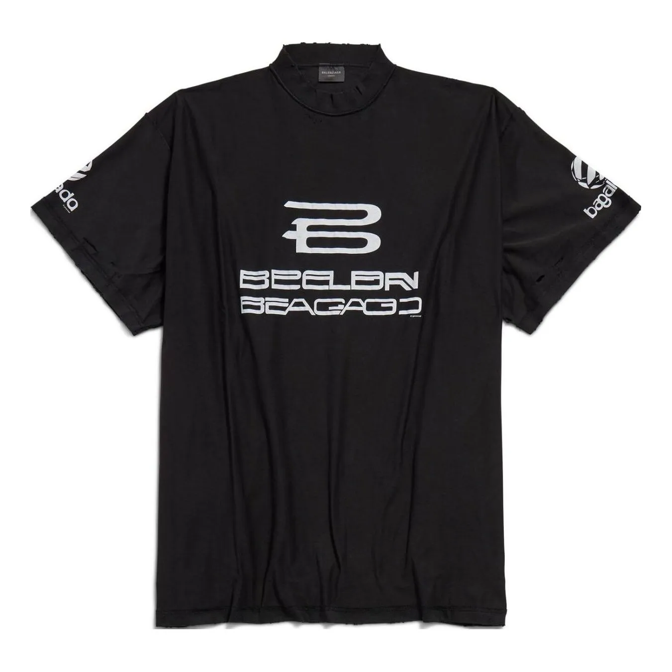 Balenciaga Ai Generated Inside-out T-shirt 'Black' 787358TQVG11569 sold by KicksCrew