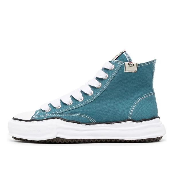 Maison MIHARA YASUHIRO PETERSON OG Sole Canvas High-top Sneaker 'Blue' A01FW701-WHTGRN sold by KicksCrew