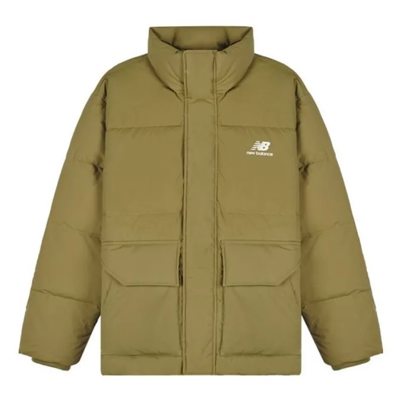 New Balance Puffer Jacket 'Olive Green' AMJ14309-OV sold by KicksCrew