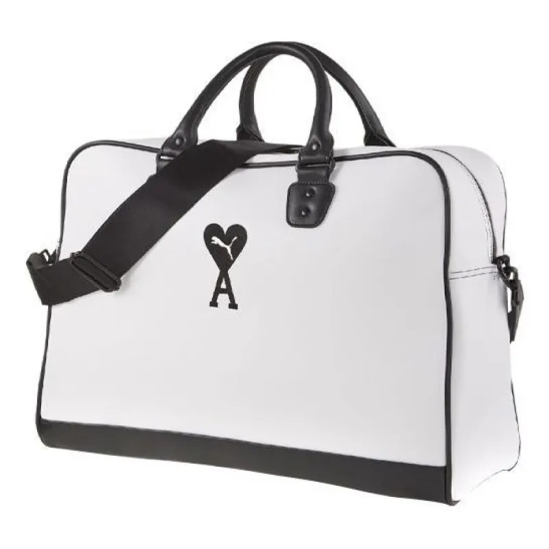 (WMNS) Puma x Ami Grip Bag 'White Black' 078906-01 sold by KicksCrew