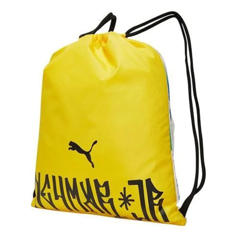 Puma Neymar Jr Gym Sack 'Yellow Black White Blue Green' 078837-02 sold by KicksCrew