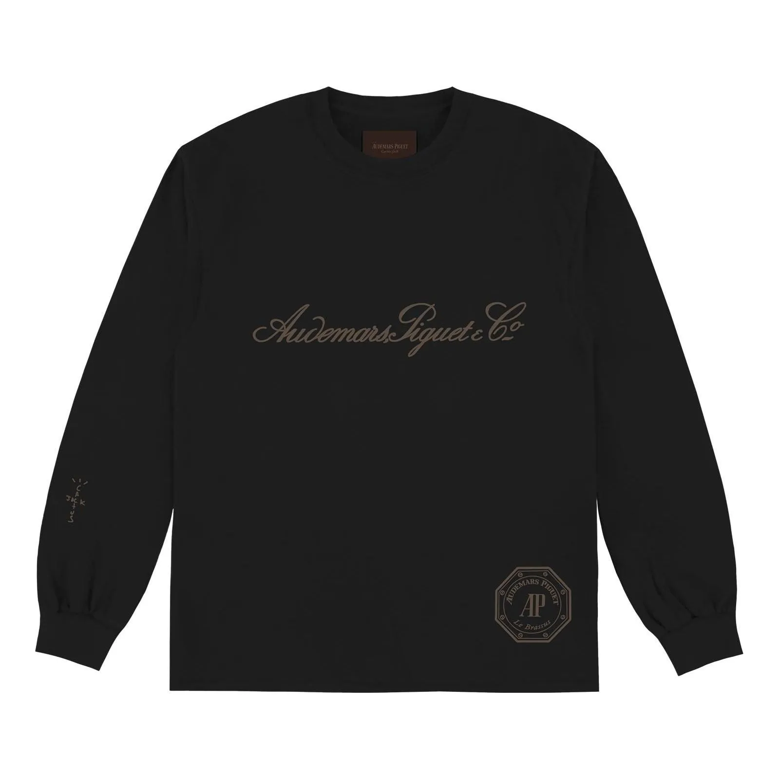Travis Scott CJ x Audemars Piguet Le Brassus Long Sleeve T-Shirt 'Black' CJAP-LS07 sold by KicksCrew product image thumbnail 2