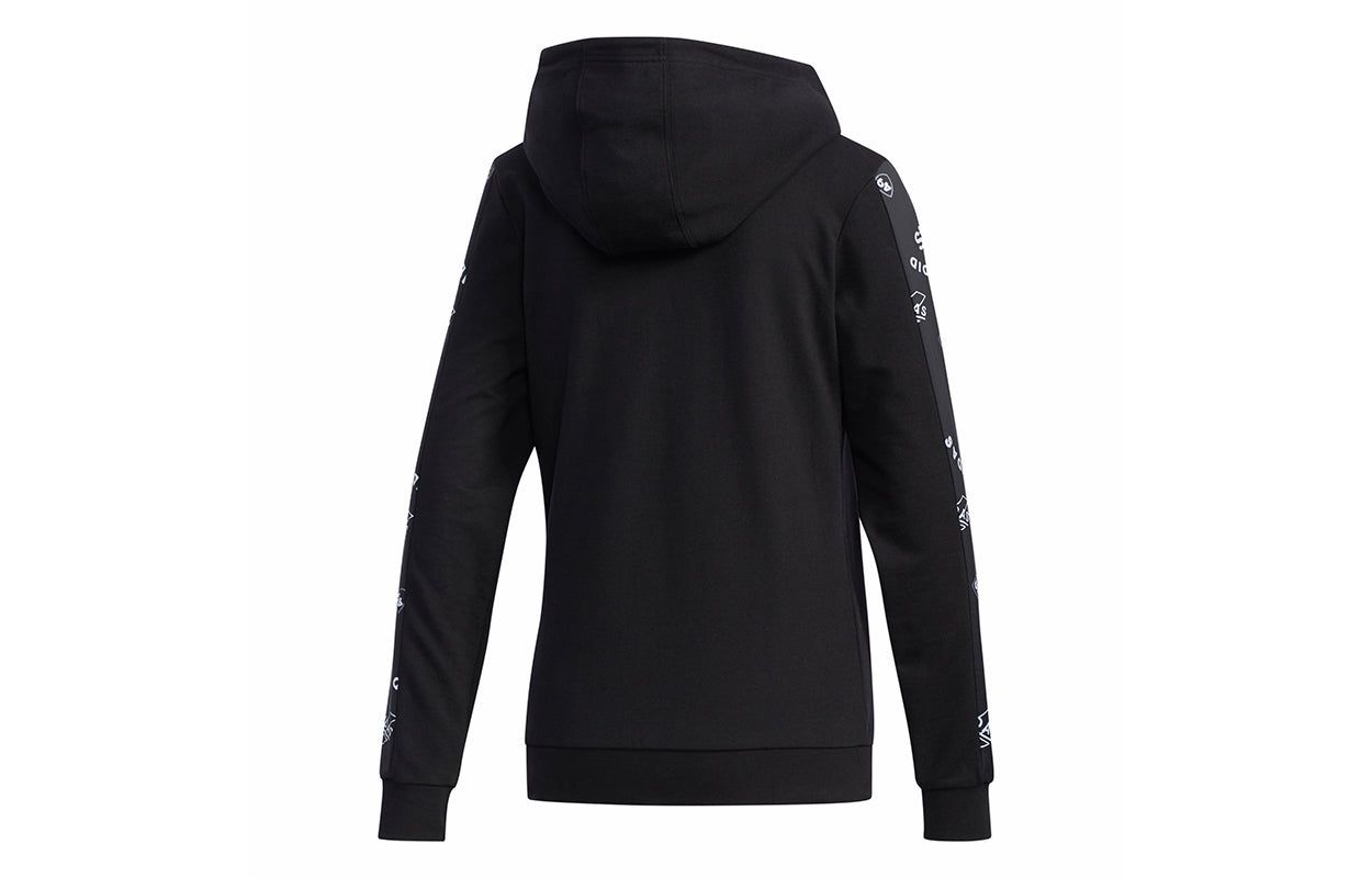 (WMNS) Adidas Neo FAV Hoodies 'Black' FK6928 sold by KicksCrew product image thumbnail 2