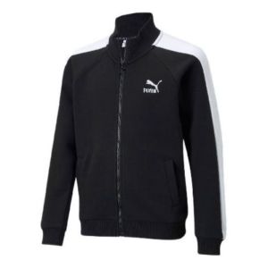 (GS) Puma Classics T7 Track Jacket 'Black White' 530210-01 sold by KicksCrew