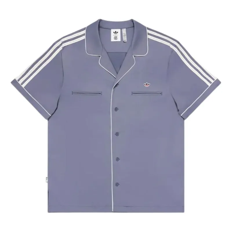 adidas x CLOT Bowling Shirt 'Purple' IY8684 sold by KicksCrew