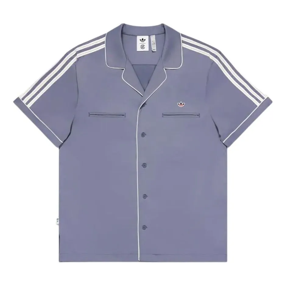 aimiページ adidas x CLOT Bowling Shirt 'Purple' IY8684 | Parallel