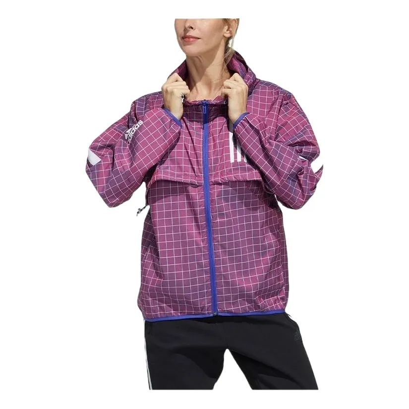 (WMNS) adidas W.N.D. Jacket 'Red White' GM0686 sold by KicksCrew product image thumbnail 3