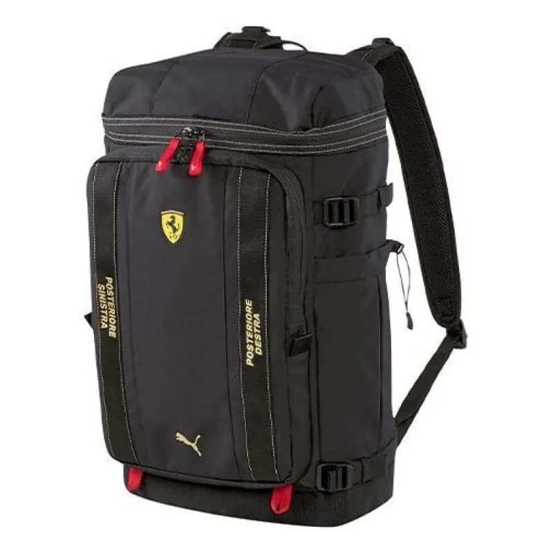 Puma Scuderia Ferrari Sportswear Statement Backpack 'Black Yellow Red' 078780-01 sold by KicksCrew