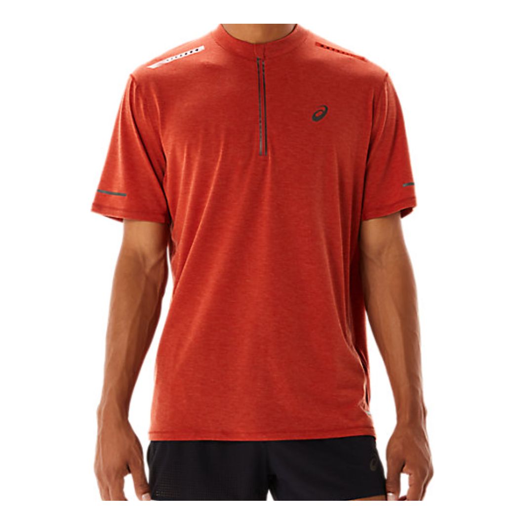 Asics Metarun 1/2 Zip SS Top 'Spice Latte' 2011C831-600 sold by KicksCrew