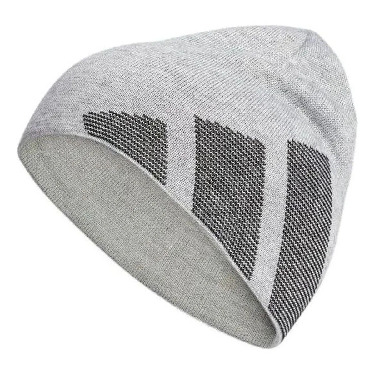 adidas 3Bar Logo Beanie 'White Grey' GU8619 sold by KicksCrew