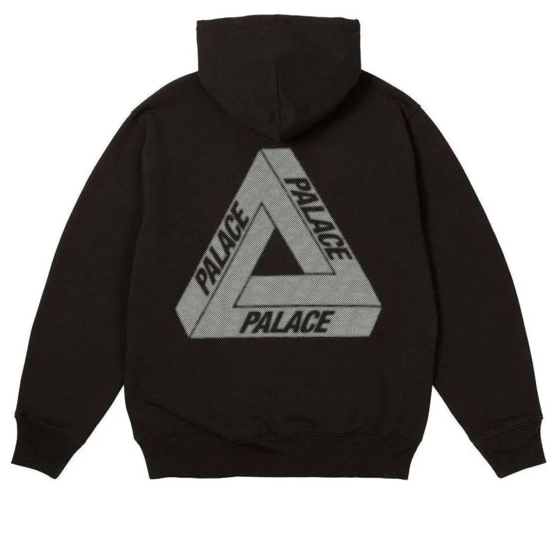 Palace Bit Grippy Tri-Ferg Hoodie 'Black' P26CS056 sold by KicksCrew