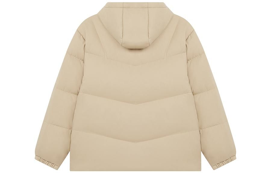 New Balance Logo Print Mid Down Jacket 'Beige' AMJ23342-INC sold by KicksCrew product image thumbnail 2