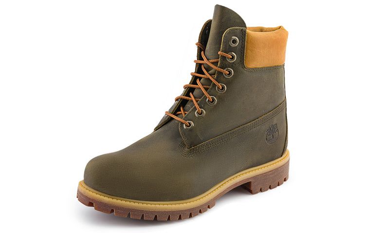Timberland Mens PREMIUM OLIVE NUBUCK - Paragon Sports