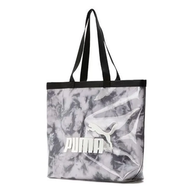 (WMNS) Puma Core Transparent Tote Bag 'Grey' 079489-01 sold by KicksCrew