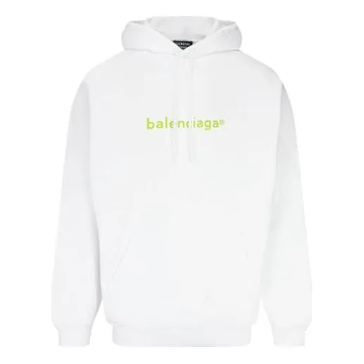 Balenciaga New Copyright Medium Fit Hoodie 'White' 570811TIV559152 sold by KicksCrew