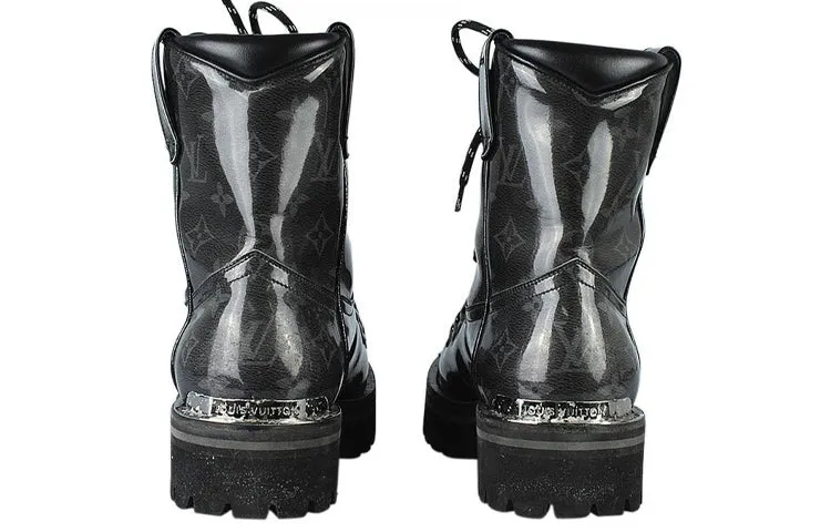 LOUIS VUITTON Outland Boots 'Black with Monogram' 1A4K2J sold by KicksCrew product image thumbnail 4