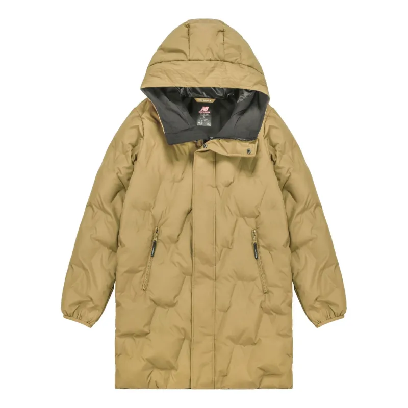 New Balance Long Down Jacket 'Olive Green' AMJ14303-OV sold by KicksCrew