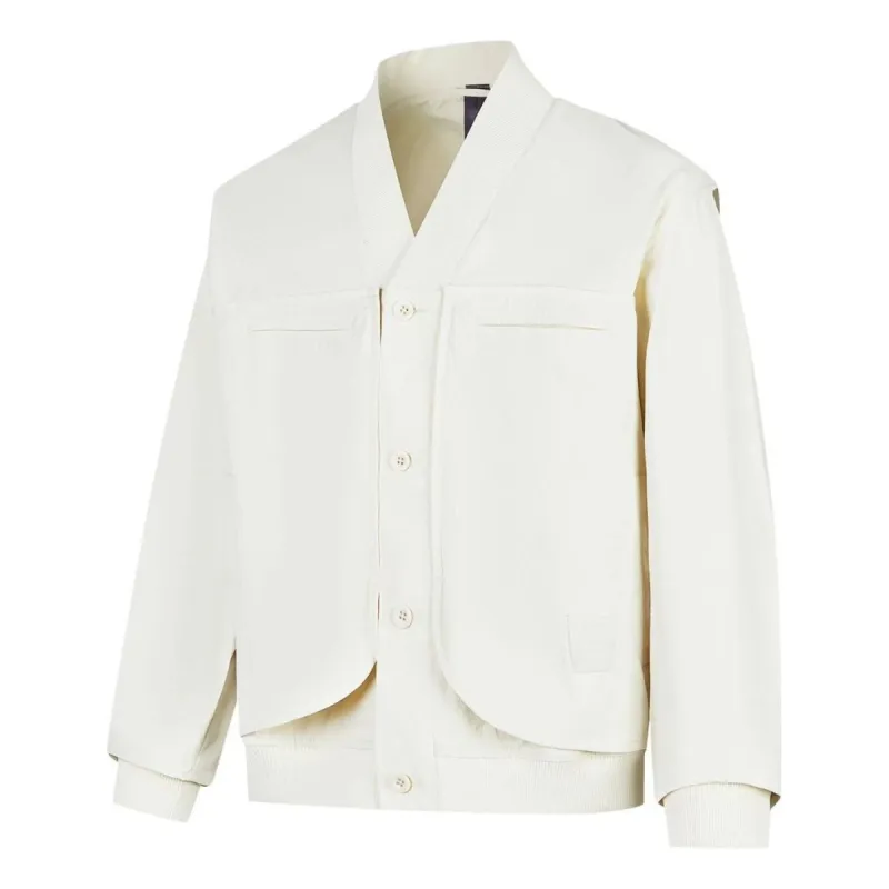 Li-Ning x Jackie Chan Kung Fu Jacket 'White' AFDT115-2 sold by KicksCrew