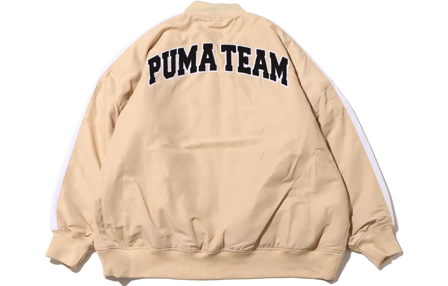 (WMNS) Puma Team Bomber Jacket 'Beige' 539174-67 sold by KicksCrew product image thumbnail 2