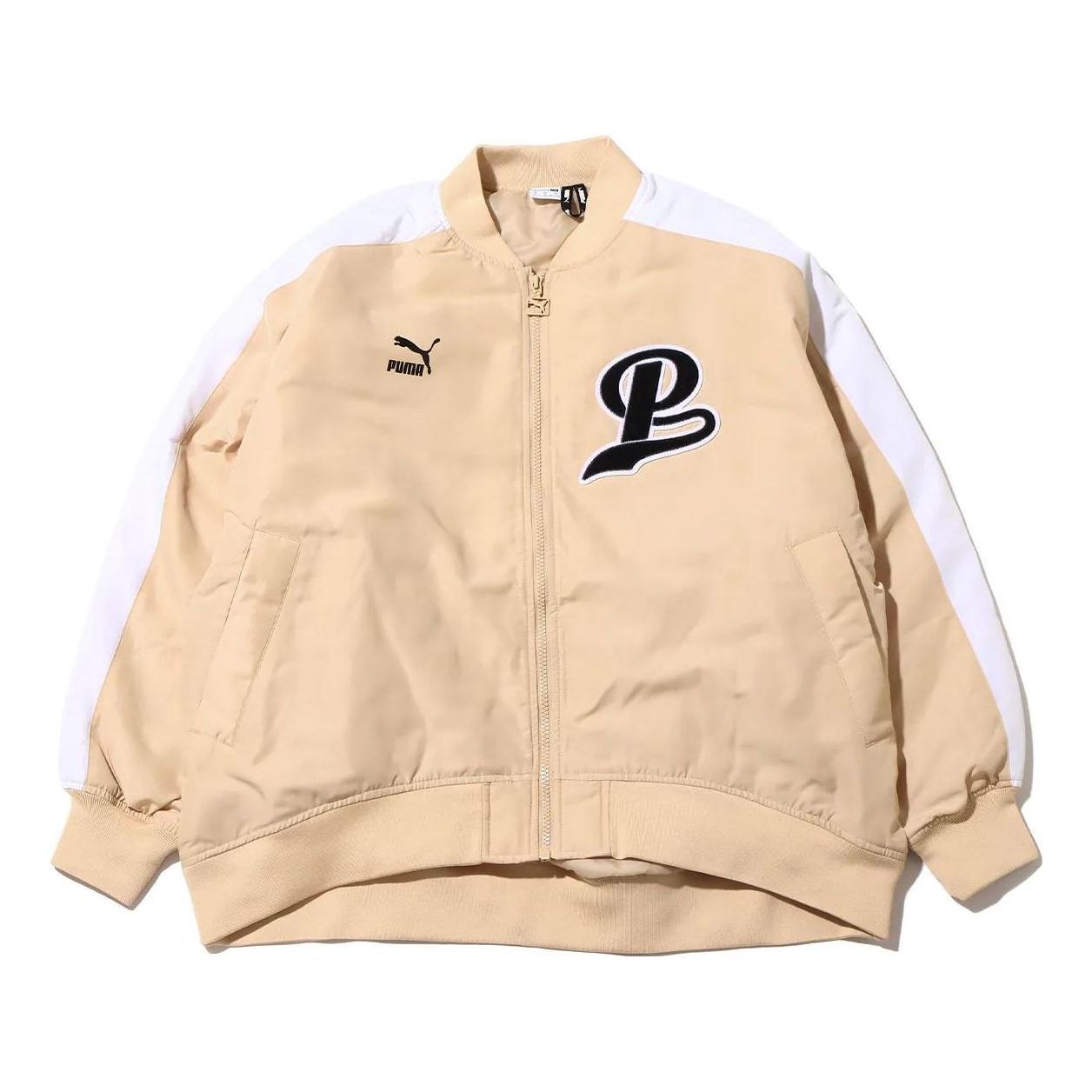 (WMNS) Puma Team Bomber Jacket 'Beige' 539174-67 sold by KicksCrew