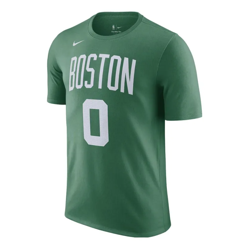 Nike x NBA Boston Celtics T-Shirt 'Jayson Tatum 0' DR6364-320 sold by KicksCrew