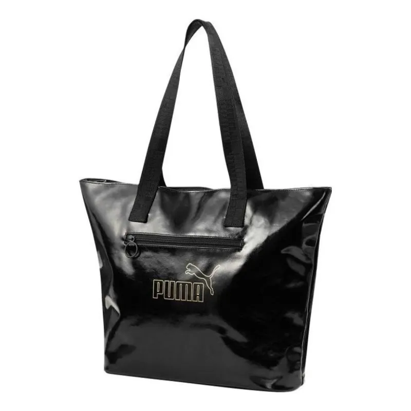 (WMNS) Puma Core Up Large Shopper Bag 'Black White' 078717-01 sold by KicksCrew