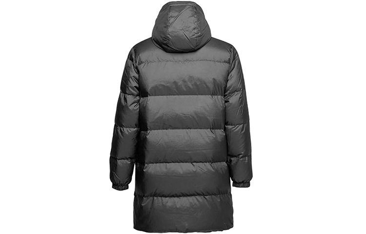 Converse Mid-length Warm Hooded Down Jacket 'Black' 10006882-A01 sold by KicksCrew product image thumbnail 2