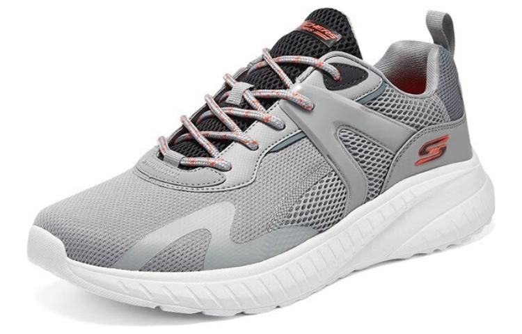 Skechers Bobs Squad Chaos Men Memory Foam Trainer Shoes 'Grey' 118034-GYMT sold by KicksCrew product image thumbnail 3