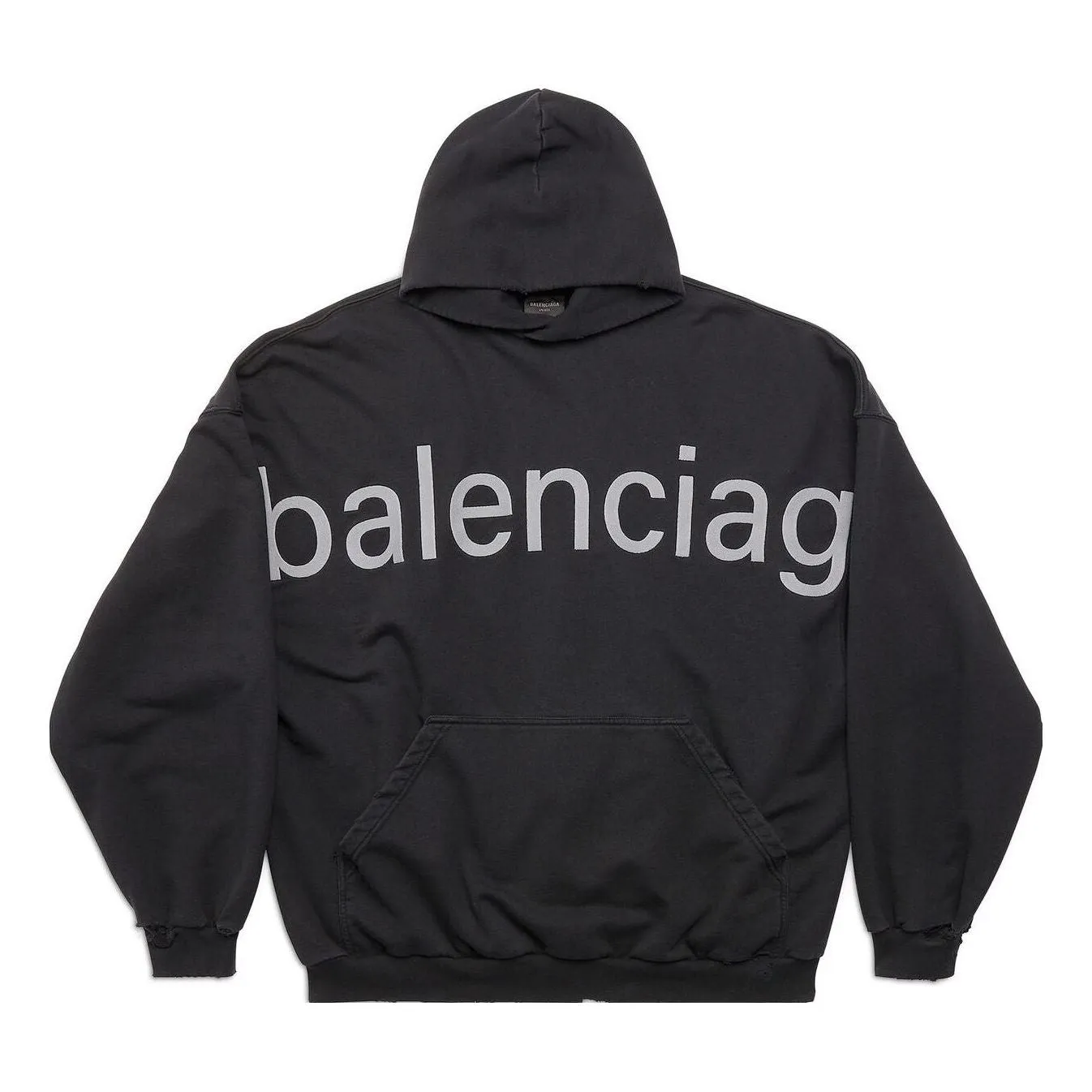 Balenciaga Bal.Com Popover Hoodie 'Black' 739024TOVN98151 sold by KicksCrew
