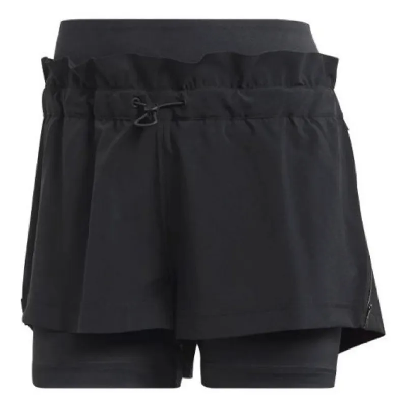 (WMNS) adidas Stella McCartney Hiit Short Asia Sizing 'Black' FS7583 sold by KicksCrew