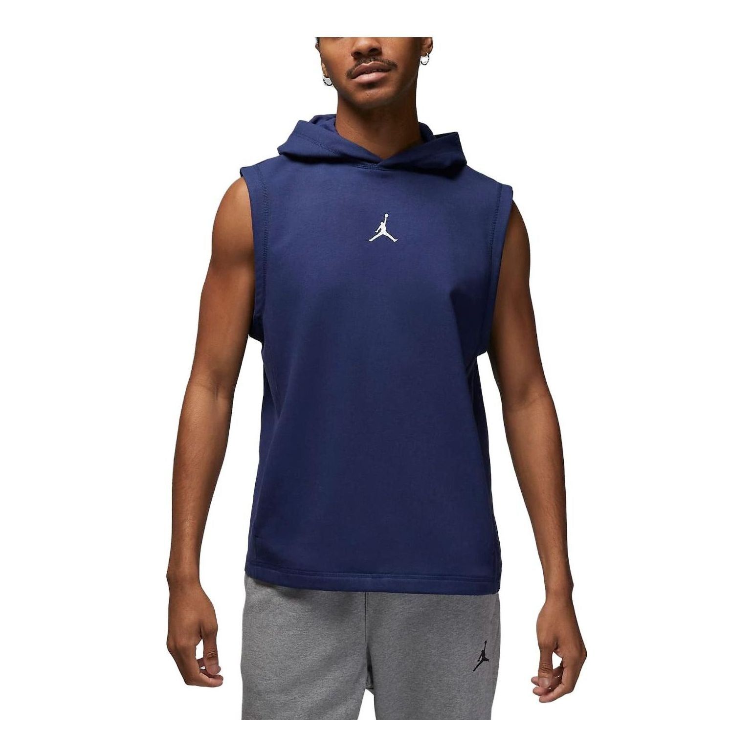 Air Jordan Dri-FIT Sport Men's Fleece Sleeveless Hoodie 'Blue' DZ0572-410 sold by KicksCrew