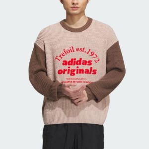 adidas Originals Classic Sport Sweater 'Pink Brown' IW6287 sold by KicksCrew