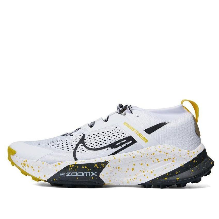 Nike ZoomX Zegama Trail 'White Black Vivid Sulfur' DH0623-100 sold by KicksCrew