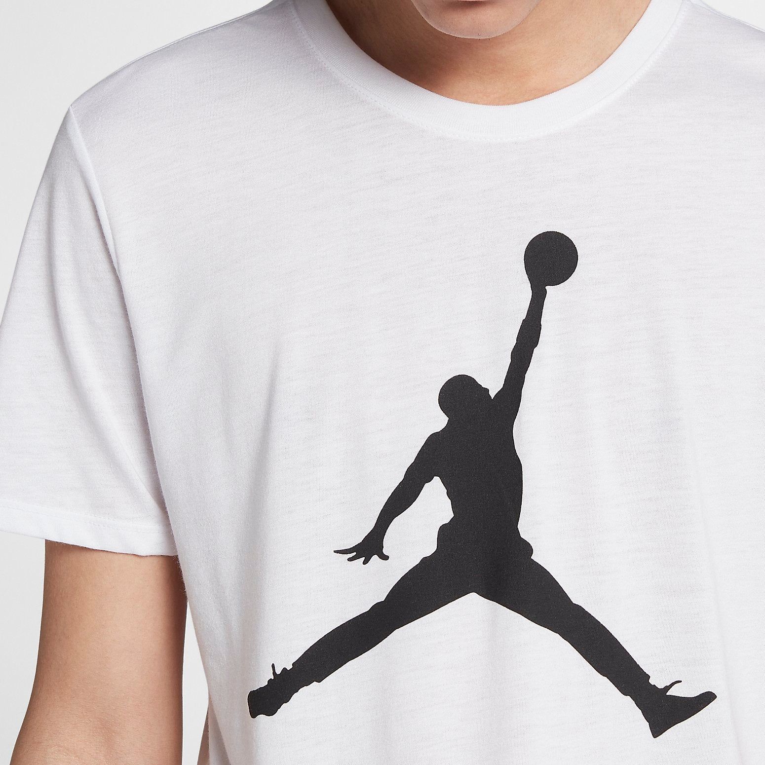 Air Jordan Jumpman Logo T-Shirt 'White' AQ8034-100 sold by KicksCrew product image thumbnail 2