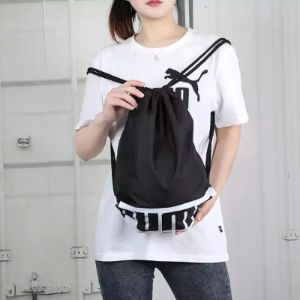 Puma Deck Gym Sack 'Black White' 074961-01 sold by KicksCrew