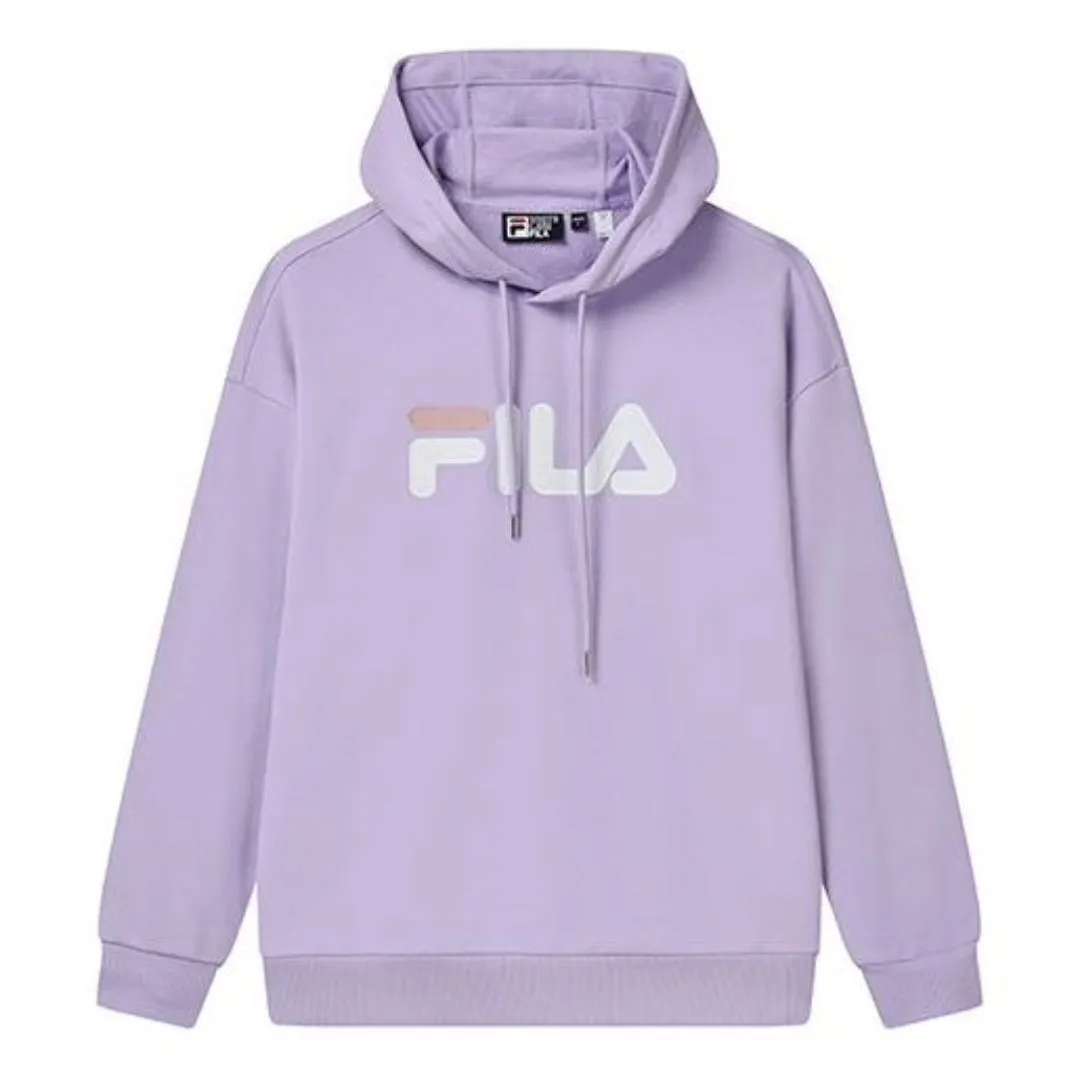 FILA Classic Logo Hoodie 'Purple White' F51U238298F-PR sold by KicksCrew