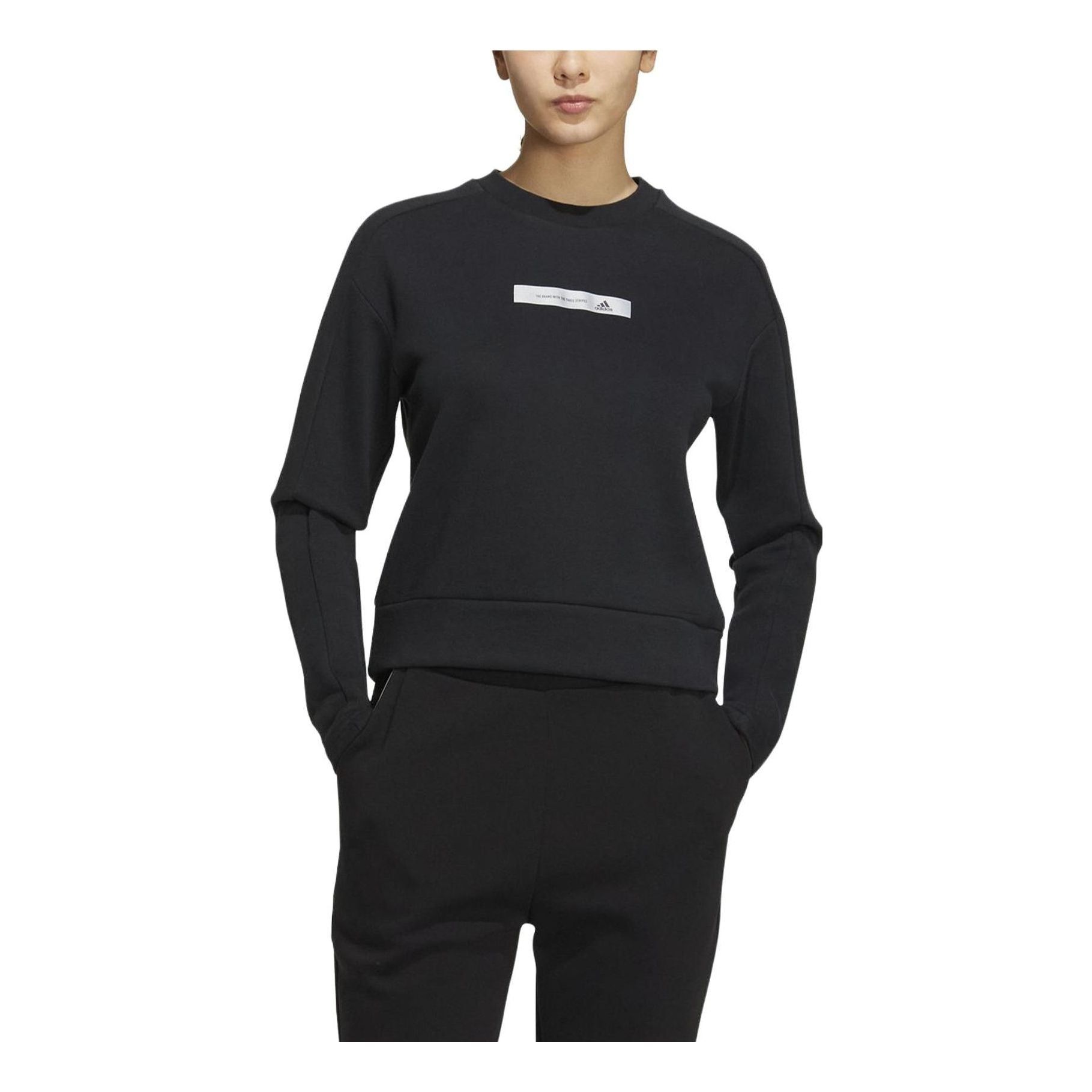 (WMNS) adidas UST Sweater 'Black' HM7091 sold by KicksCrew