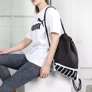 Puma Deck Gym Sack 'Black White' 074961-01 sold by KicksCrew